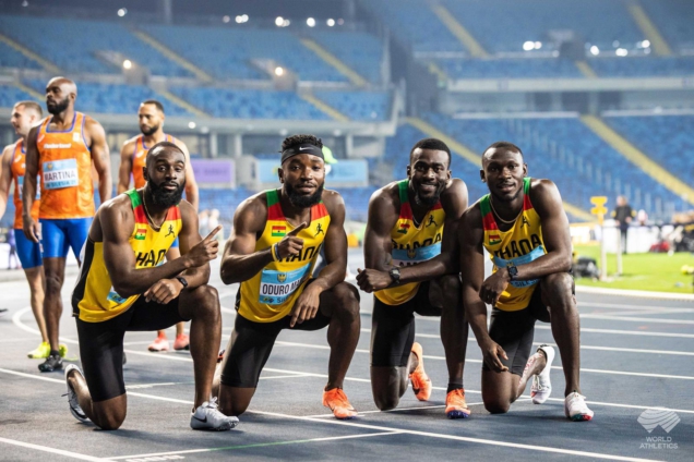 Ghana's relay quartet